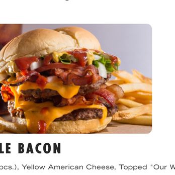 Wayback Burgers - Double Bacon Burger - American Near Me - Firebaugh, California