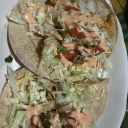 La Nopalera - Two Baja fish tacos