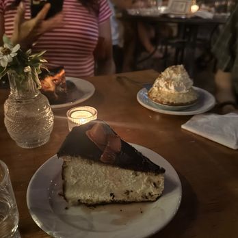 Devereaux House - basque cheesecake - Wine Bars Near Me - Riverside, California