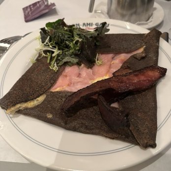 Mon Ami Gabi - Ham & Cheese Buckwheat Crêpe - French Near Me - Las Vegas, Nevada Mon Ami Gabi - Ham & Cheese Buckwheat Crêpe - French Near Me - Las Vegas, Nevada