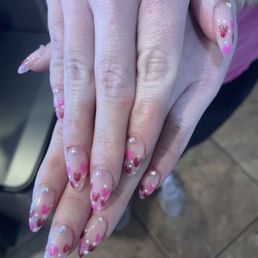 Valentines nails Valentines nails