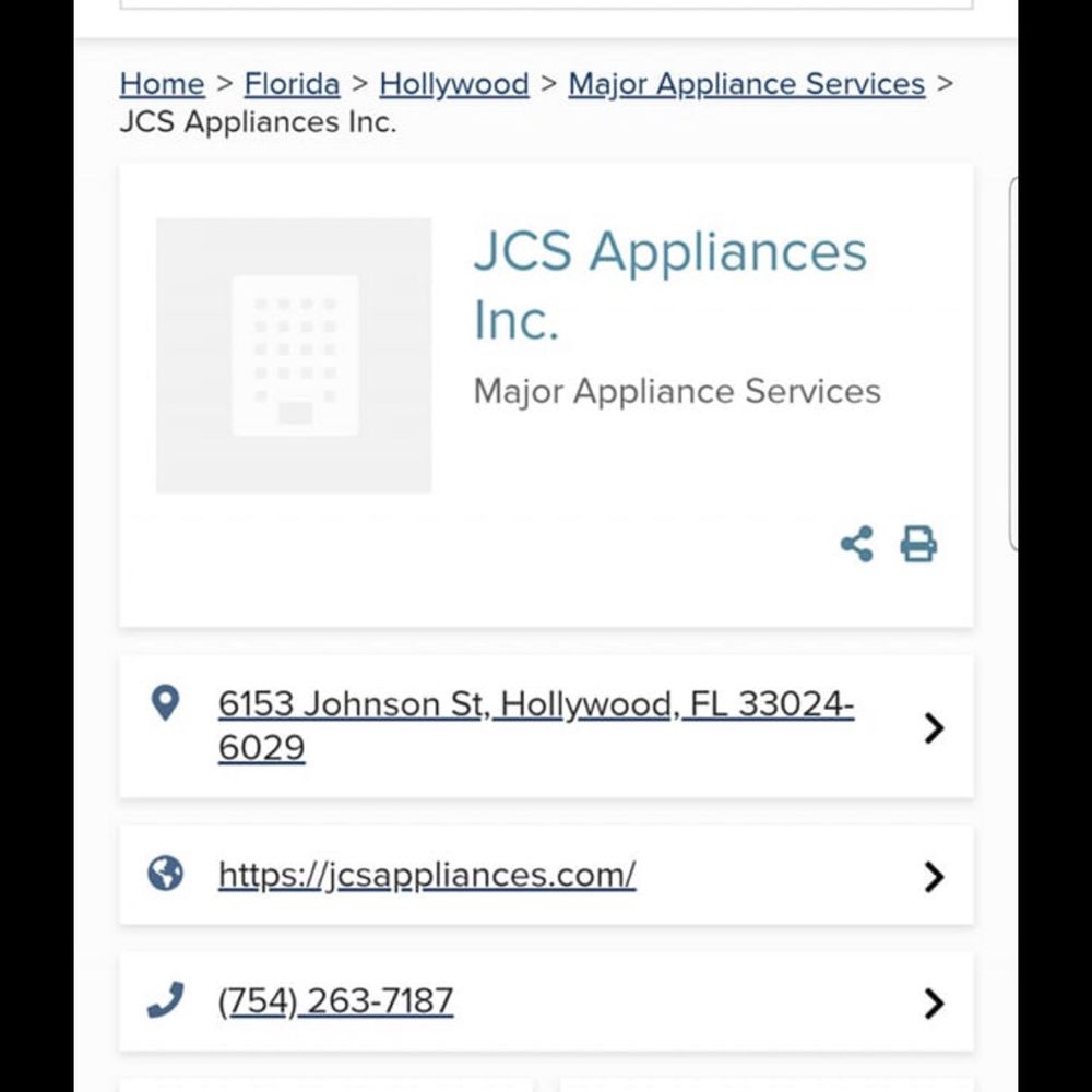 JCS Appliances - Appliances Near Me - Lake Worth, Florida JCS Appliances - Appliances Near Me - Lake Worth, Florida