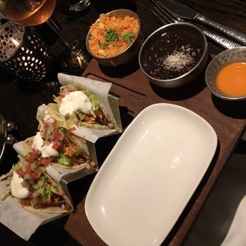Maya - Chicken Tinga Tacos w: rice and beans - Mexican Near Me - New York, New York