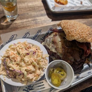 Heavy’s Barburger - Uncle genes ranchero with coleslaw - Burgers Near Me - Charleston, South Carolina Heavy’s Barburger - Uncle genes ranchero with coleslaw - Burgers Near Me - Charleston, South Carolina