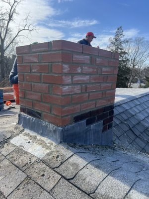 Masonry - Chimney Rebuild Masonry - Chimney Rebuild