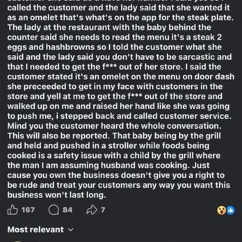 Twin Yolk - Apparently Ana has a real problem!  Please don't frequent this establishment!  Verbal abuse isn't acceptable! - Breakfast & Brunch Near Me - Murfreesboro, Tennessee