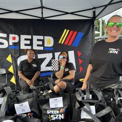 NASCAR Racing Experience - Staff working with me