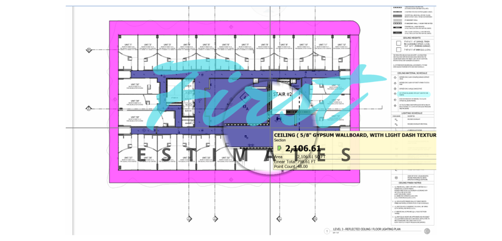 Slide of FirstEstimates
