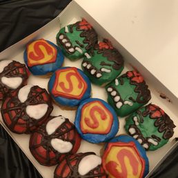 Custom Superhero Donuts
