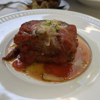 Ca'Bianca - Parmigiana (layers of eggplant with cheese & tomato sauce) - Italian Near Me - Santa Rosa, California