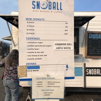 Snoball Treats - Menu - Donuts Near Me - Medford, Oregon Snoball Treats - Menu - Donuts Near Me - Medford, Oregon