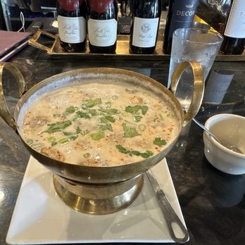 Thailicious Cuisine and Bar - Tom Kha level 4 spicy. - Thai Near Me - Southlake, Texas