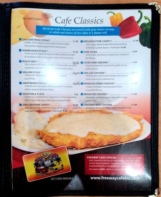 Menu photo 4 Freeway Cafe West Tulsa, OK Menu photo 4 Freeway Cafe West Tulsa, OK