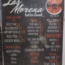Culturas Cantina - Menu 4/22/26