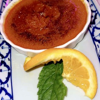 Kin Dee - Thai Tea Cream Brulee - Thai Near Me - Houston, Texas Kin Dee - Thai Tea Cream Brulee - Thai Near Me - Houston, Texas
