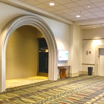 The half moon arc.....empty now.