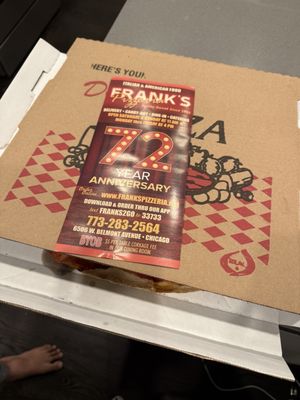 Menu photo 1 Frank's Pizzeria Chicago, IL