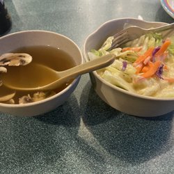Mount Fuji Steakhouse - Soup and salad :)
