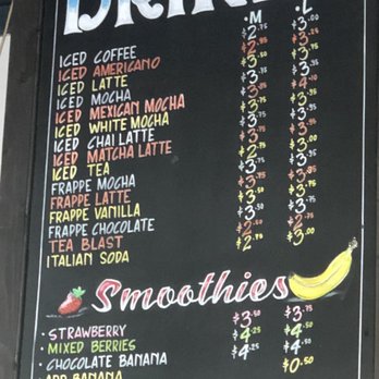Antigua Coffee Shop - Menu - Coffee & Tea Near Me - San Francisco, California
