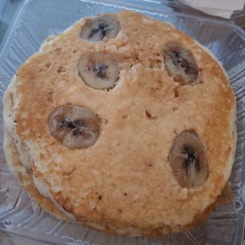 Aloha Stacks - Banana and macadamia nut pancakes. Full stack. Enough for 2 people or 3 days for me! - Pancakes Near Me - El Monte, California