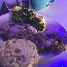 Their try at a "veggie" omelette. Their try at a "veggie" omelette.
