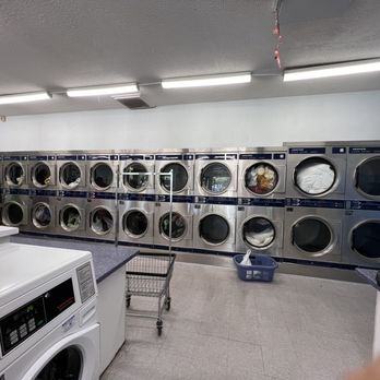 Ducky Wash & Dry - Dryers along the rear wall - Laundromat Near Me - Dublin, California Ducky Wash & Dry - Dryers along the rear wall - Laundromat Near Me - Dublin, California