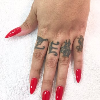 Y & B Nails - Full set with pointy Shape - Nail Salons Near Me - Spring, Texas Y & B Nails - Full set with pointy Shape - Nail Salons Near Me - Spring, Texas