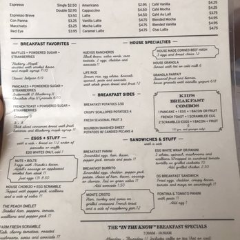 The Peach Cafe - Menu - New American Near Me - Monrovia, California