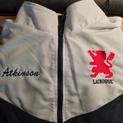 Monogram Specialties - Embroidered last name on school jacket