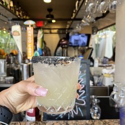 Zen Bistro - MARGARITA WAS SO GOOD, especially with the black salt