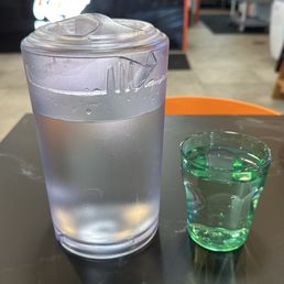 Water Pitcher & Glass