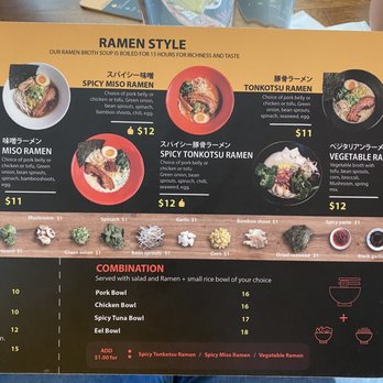 Jounetsu Ramen - Menu - Ramen Near Me - Long Beach, California