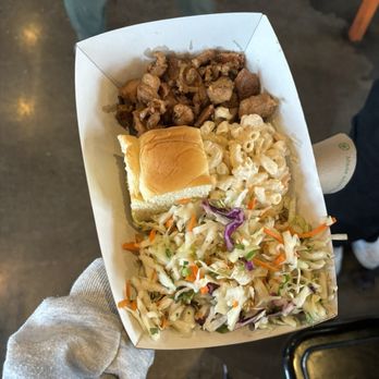Marination - Luau Plate Kale Salad with Miso Ginger Chicken - Asian Fusion Near Me - Seattle, Washington