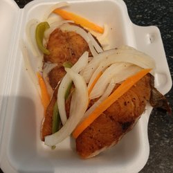 Sunrise Caribbean Restaurant - Kingfish. Fresh and perfectly seasoned.