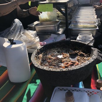 Tacos Mamá Cuca - Large molcajete of salsa - Tacos Near Me - Hayward, California