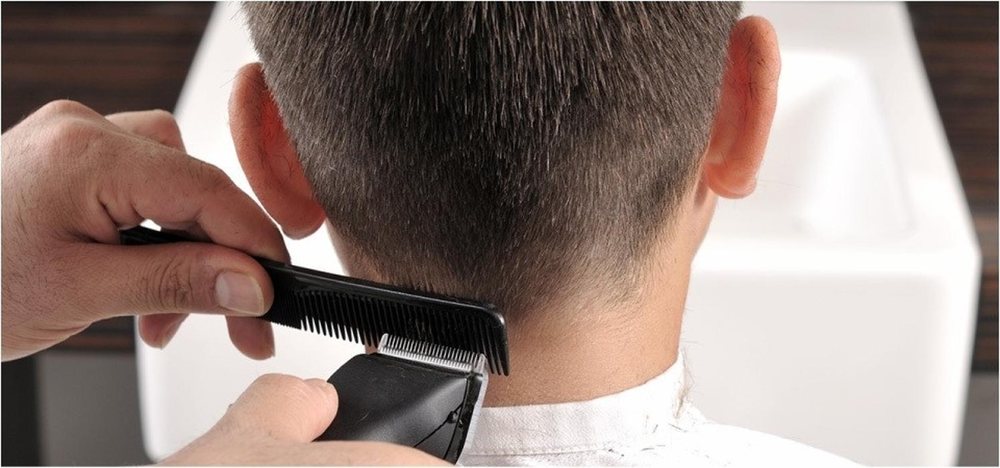 Work Of Art Men's Barber Shop Logo