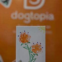Dogtopia - Mothers Day Crafts with my dog's paw print!