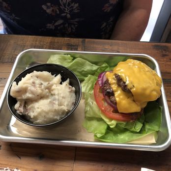 Sauced BBQ & Spirits - Burger protein style. - Barbeque Near Me - Irvine, California Sauced BBQ & Spirits - Burger protein style. - Barbeque Near Me - Irvine, California