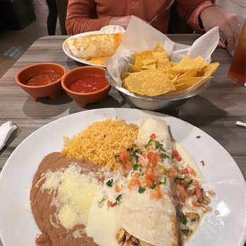 Mr. Cactus Mexican Kitchen - I got the Burrito Mr. Cactus and my husband got the California Burrito. Both were so delicious! - Mexican Near Me - Easley, South Carolina