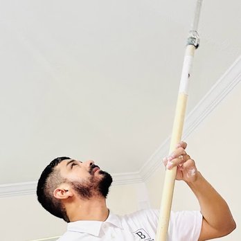 Bailon’s Remodeling - Interior painting in progress, applying a clean and even finish. - Painters Near Me - Houston, Texas Bailon’s Remodeling - Interior painting in progress, applying a clean and even finish. - Painters Near Me - Houston, Texas