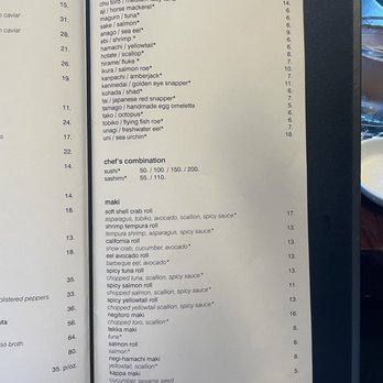 Morimoto Napa - Menu - Japanese Near Me - Napa, California