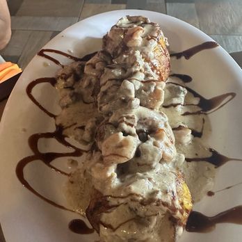Terruño - Stuffed plantain with shrimp and steak.   Delicious. - Caribbean Near Me - Luquillo, Puerto Rico