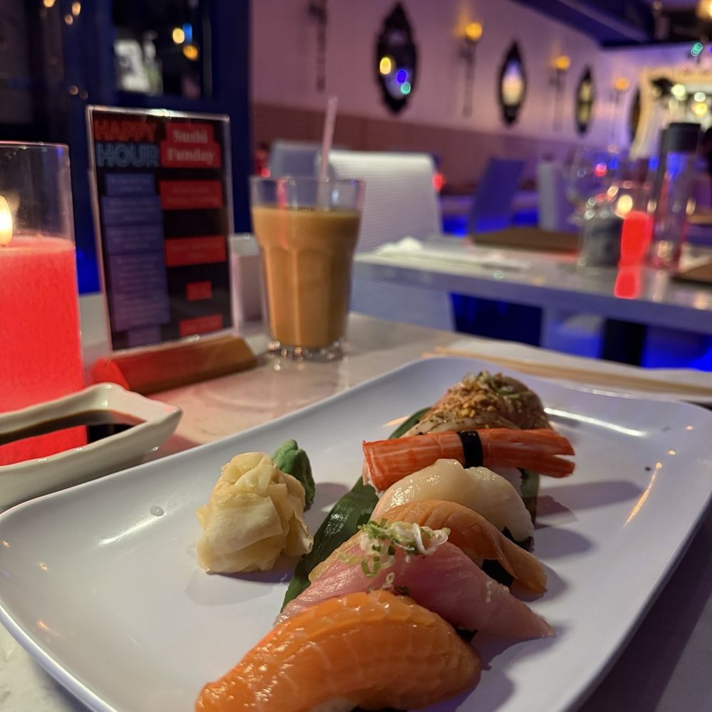 8-piece sushi selection. 8-piece sushi selection.
