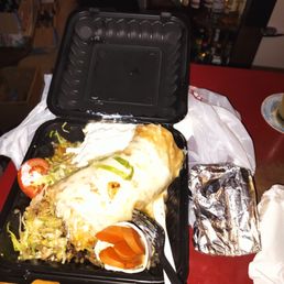 Wet burrito, beef w/avocado Wet burrito, beef w/avocado