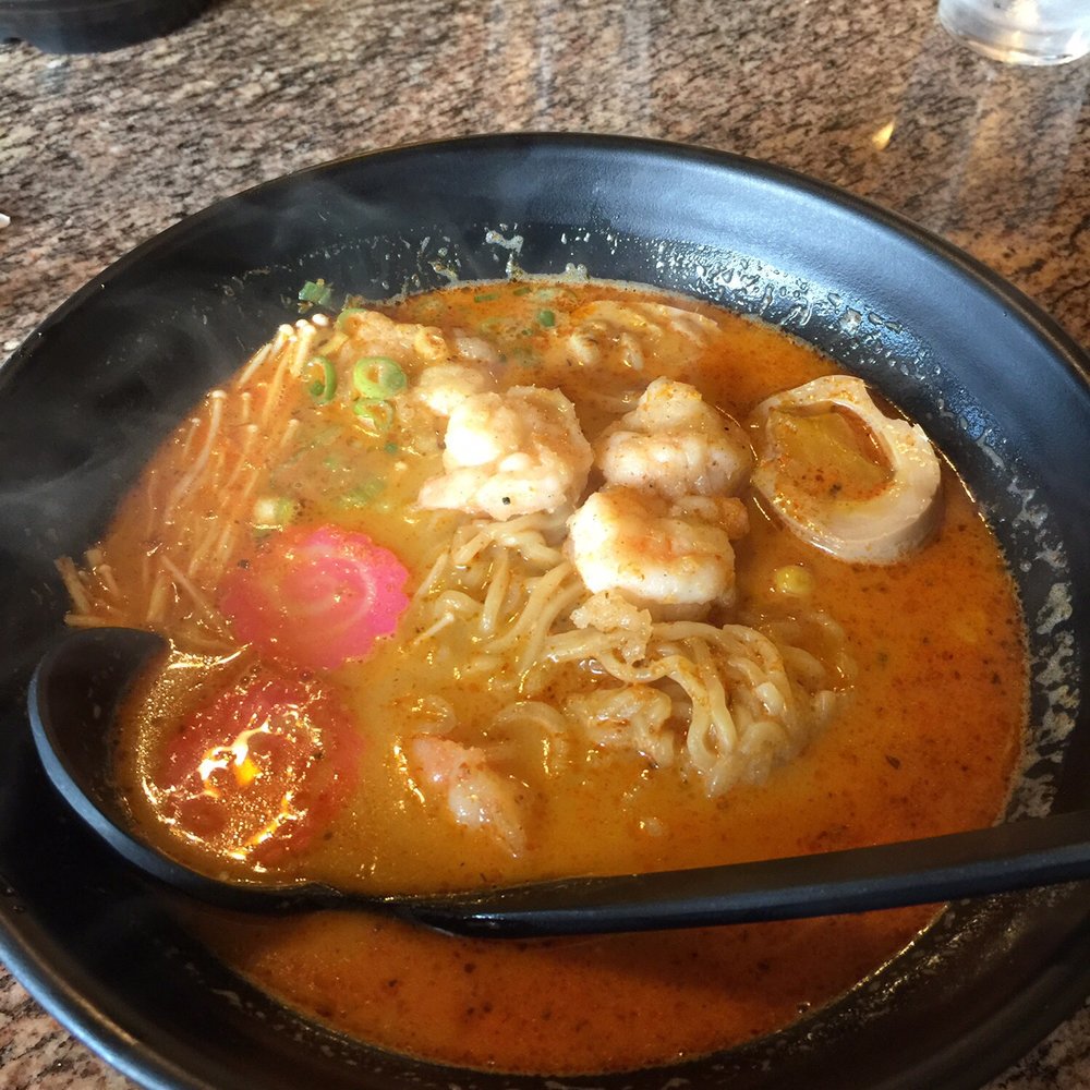 Curry Ramen with Shrimp