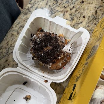 All About The Cinnamon - Oreo cookie on top  The Cube - Desserts Near Me - Sherman Oaks, California