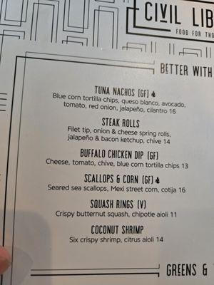 Menu photo 1 Civil Libation Virginia Beach, VA