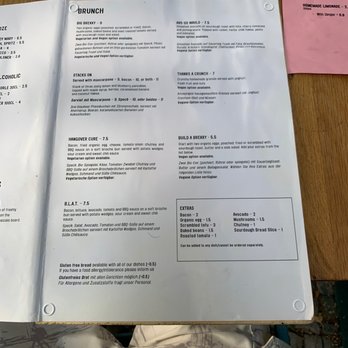 Mahlo Brunch Bar - Menu - Breakfast & Brunch Near Me - Berlin, BE