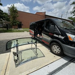 Safelite AutoGlass with their "defective" windshield replacement. Safelite AutoGlass with their "defective" windshield replacement.