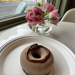 P. Bordier - A pecan praline sticky toffee vanilla custard donut